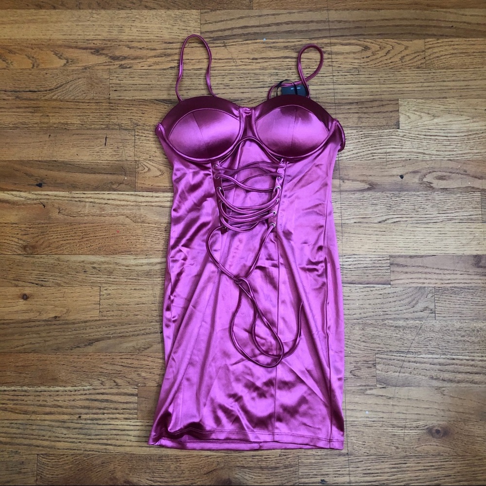 Rose Silky Dress
